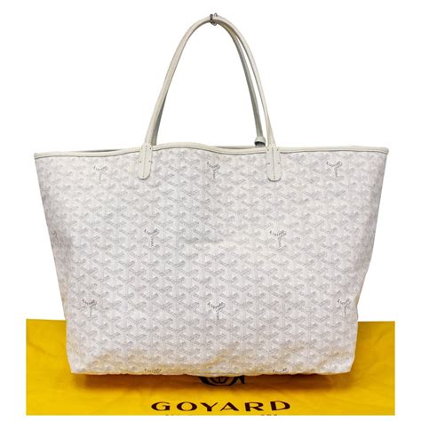 goyard tote white price|luxury tote bag Goyard.